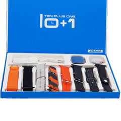 10 in 1, Smart Watch 2.01 inch display with 8 Straps
